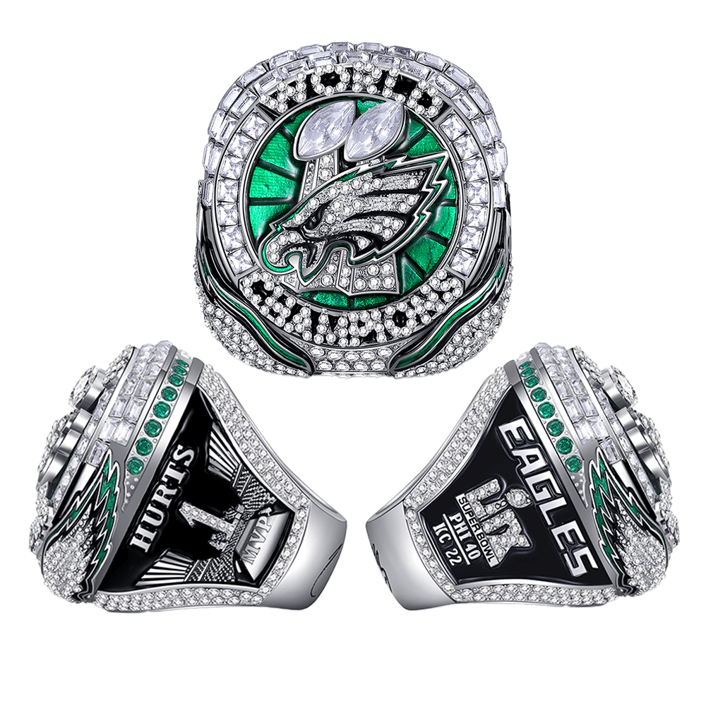 2024-2025 Philadelphia Eagles Championship Ring,With Wooden Display Box