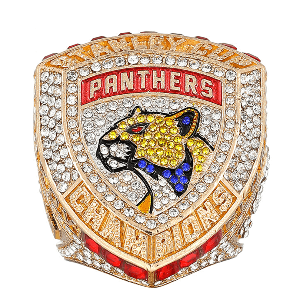 2024 Florida Panthers Ice Hockey Championship Ring,With Wooden Display Box