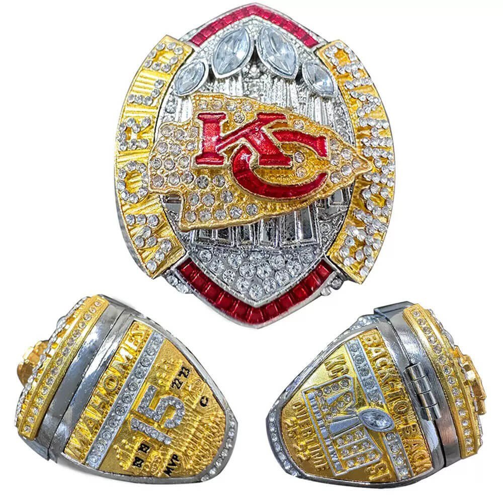 2024 Kansas City Chiefs Super Bowl Ring,With Wooden Display Box