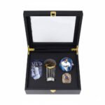 Los Angeles Dodgers MLB World Series Championship Ring &Trophy Set ,With Wooden Display Box