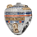 2025 Oklahoma City Thunder Championship Ring,With Wooden Display Box(Official Version)
