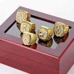 1971-1995 Dallas Cowboys Super Bowl Championship Rings Set,With Wooden Display Box
