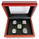 1971-1995 Dallas Cowboys Super Bowl Championship Rings Set,With Wooden Display Box