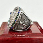 2026 Seattle Seahawks Super Bowl Ring,With Wooden Display Box (Fan Version)