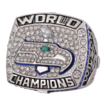 2013 Seattle Seahawks Super Bowl Ring,With Wooden Display Box