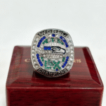2026 Seattle Seahawks Super Bowl Ring,With Wooden Display Box (Fan Version)